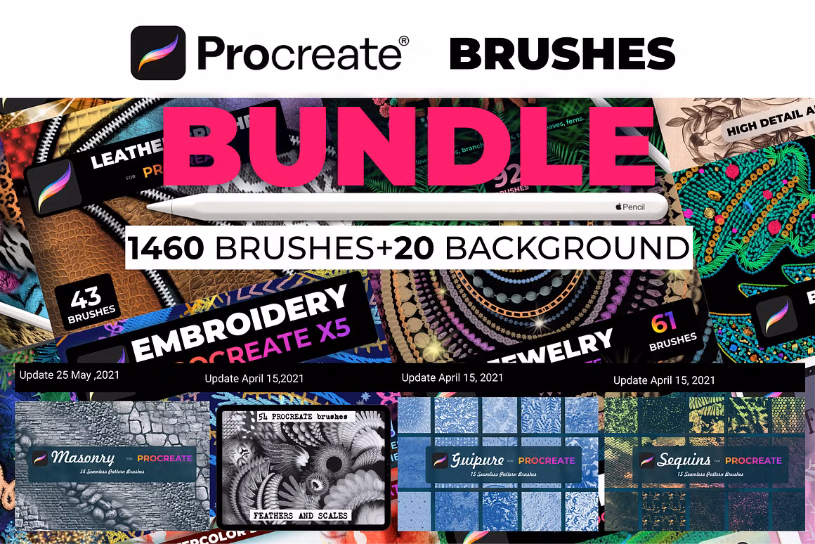 1460 brushes BUNDLE