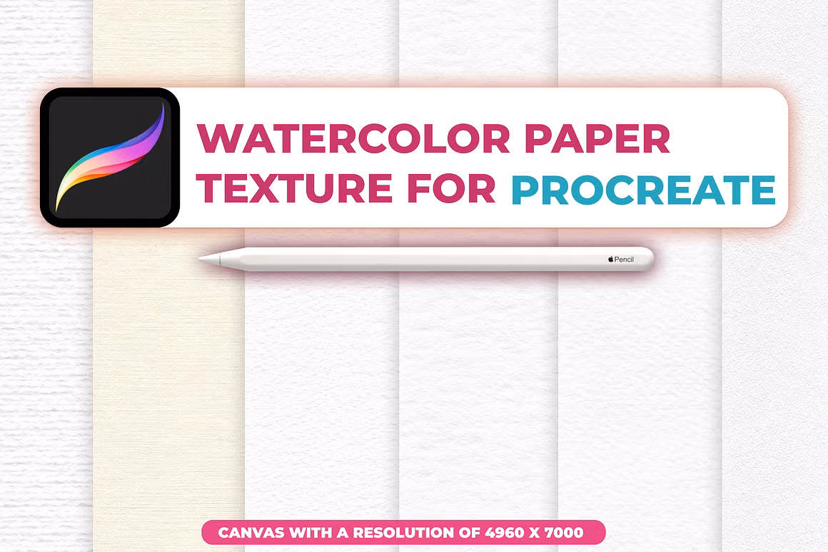 8 WATER CANVAS for Procreate