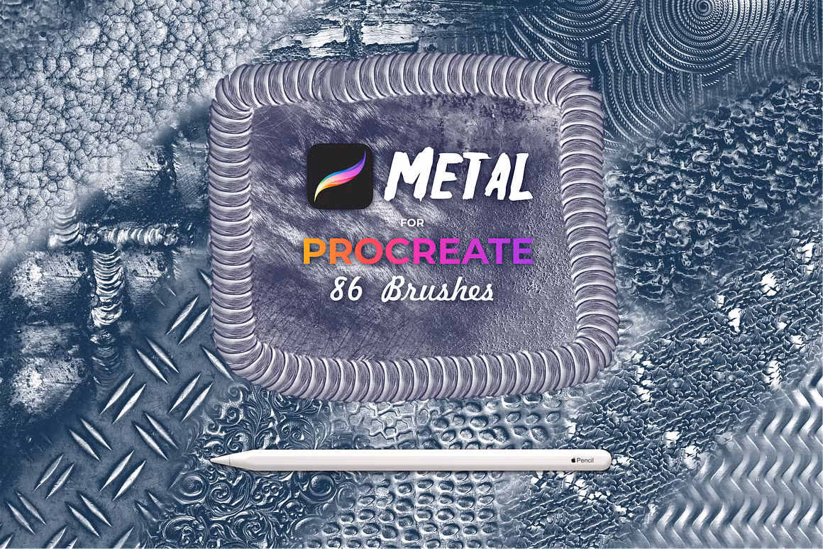 Metal brushes for Procreate
